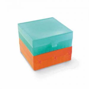 RACK PARA 100 TUBOS CRIOGÊNICOS-MICROTUBOS 1,5-2,0 ML. CORES SORTIDAS. KASVI